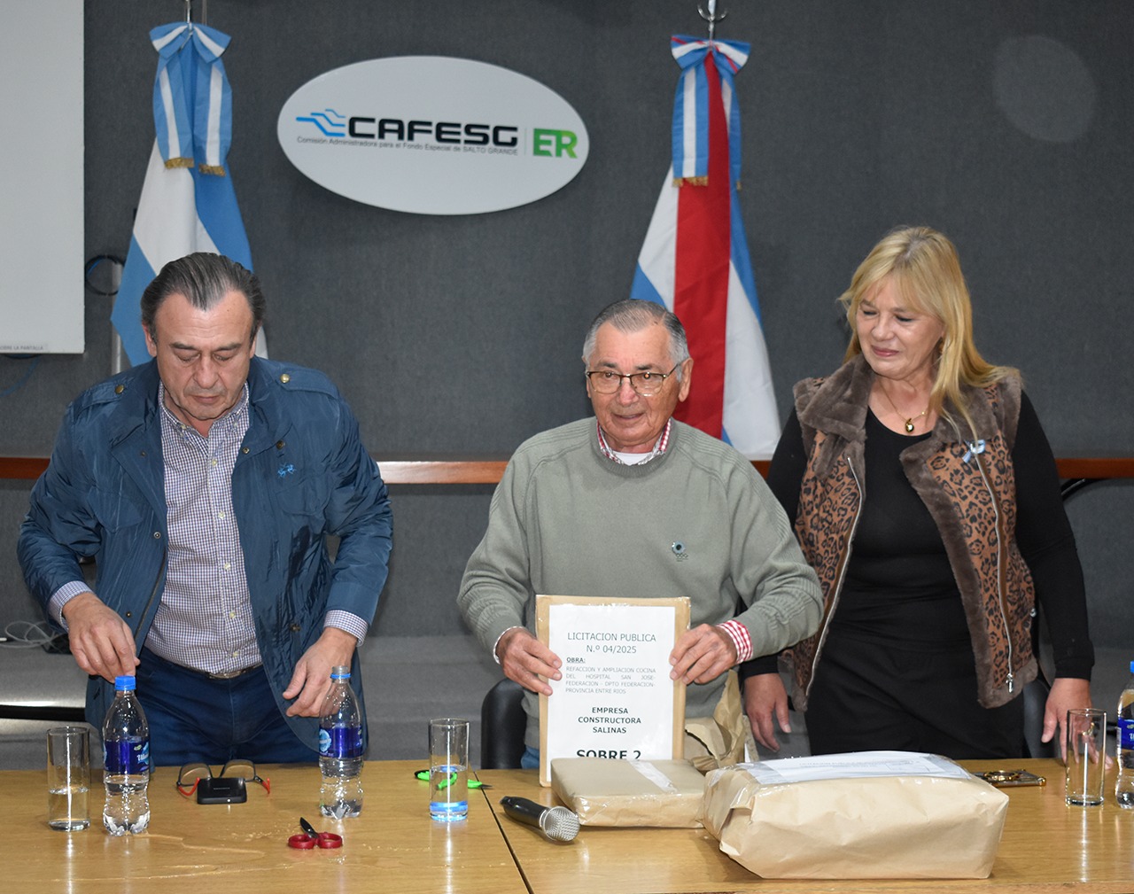 CAFESG financiará obras en el Hospital San José de Federación