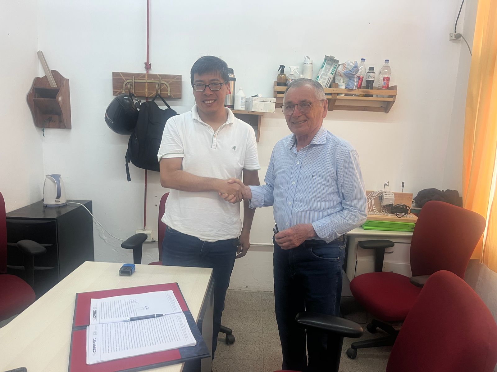 CAFESG renovó el comodato por el cual cede maquinarias a la EET N°57 «Fray Luis Beltrán» de Federación.